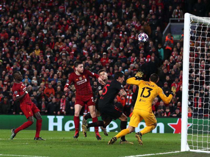 Am 11. März spielte der FC Liverpool in der Champions League gegen Atlético Madrid. Foto: Peter Byrne/PA Wire/dpa