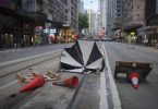 Am 23. Jahrestag der Rückgabe Hongkongs an China kam es zu weiteren Protesten gegen das neue Sicherheitsgesetz. Foto: Vincent Yu/AP/dpa