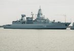 Deutschland schickt die Fregatte «Hamburg» für einen EU-Marineeinsatz vor Libyen ins Mittelmeer. Foto: Mohssen Assanimoghaddam/dpa