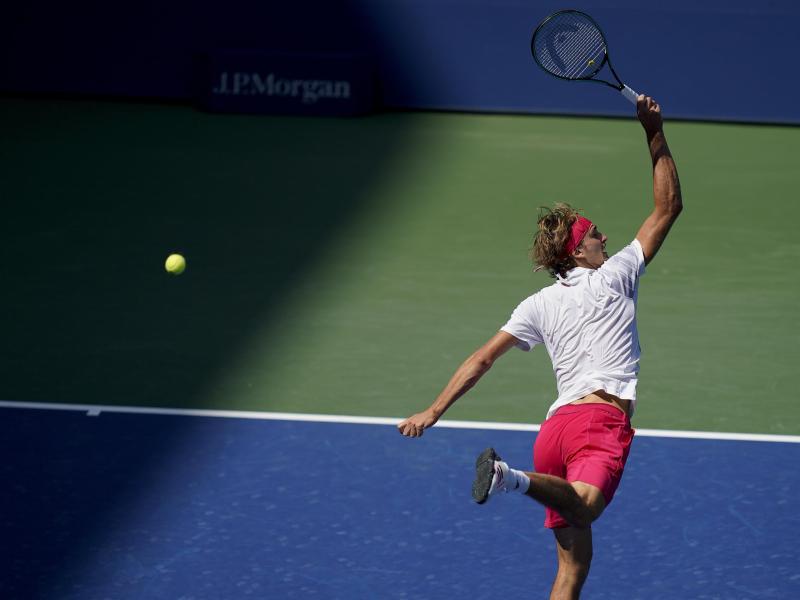 Alexander Zverev erreichte das Viertelfinale in New York. Foto: Seth Wenig/AP/dpa