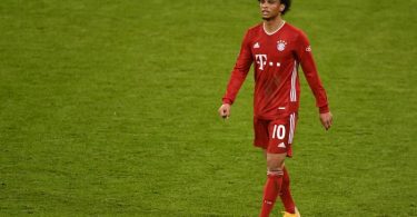 Ist beim FC Bayern noch nicht richtig angekommen: Leroy Sané. Foto: Lukas Barth/epa/Pool/dpa