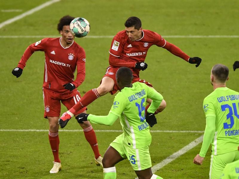 Stellte gegen Wolfsburg erneut seine Treffsicherheit unter Beweis: Bayern-Torjäger Robert Lewandowski. Foto: Lukas Barth-Tuttas/epa-Pool/dpa
