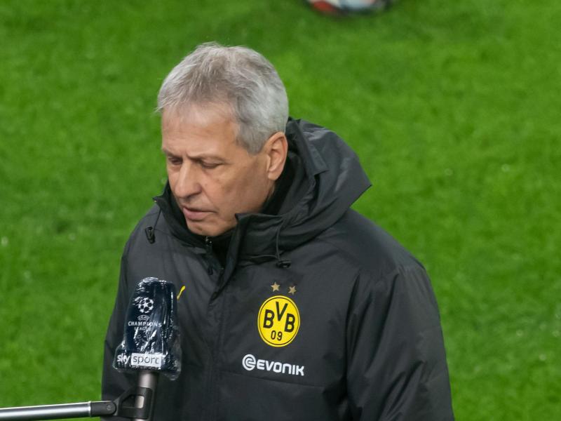 Muss auf den verletzten Erling Haaland verzichten: Dortmunds Trainer Lucien Favre. Foto: Bernd Thissen/dpa-Pool/dpa