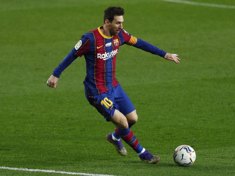 Lionel Messi erzielte gegen Valencia sein 643. Tor für Barcelona. Foto: Joan Monfort/AP/dpa