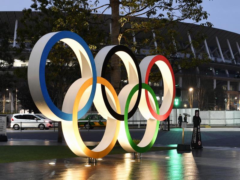 Klappt das: Olympischen Spiele trotz Corona-Pandemie?. Foto: -/kyodo/dpa
