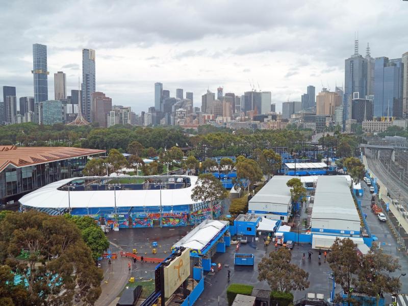Die Australian Open sollen am 8. Februar in Melbourne beginnen. Foto: Scott Barbour/AAP/dpa