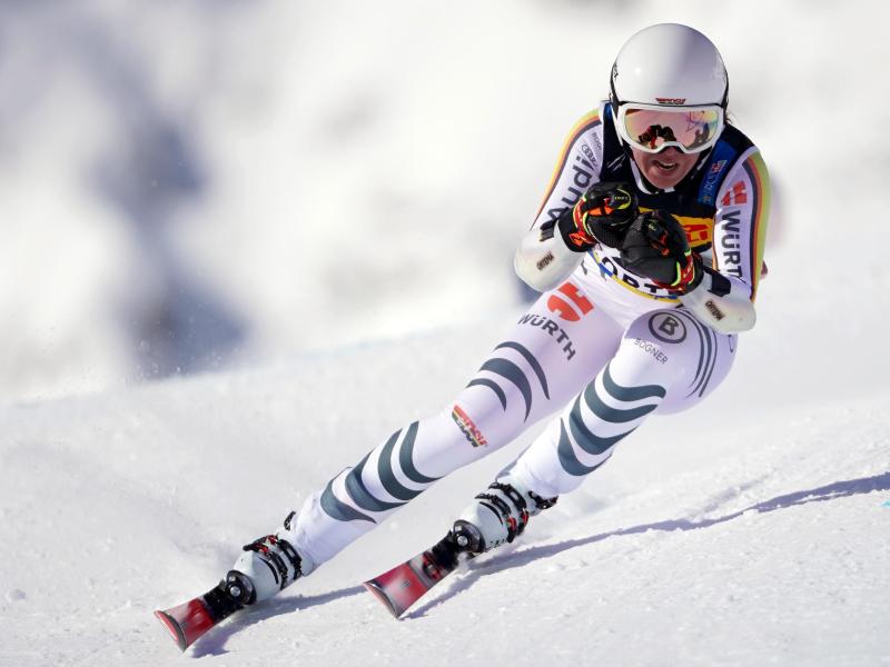 Erhofft sich eine WM-Medaille in Cortina d'Ampezzo: Kira Weidle. Foto: Michael Kappeler/dpa