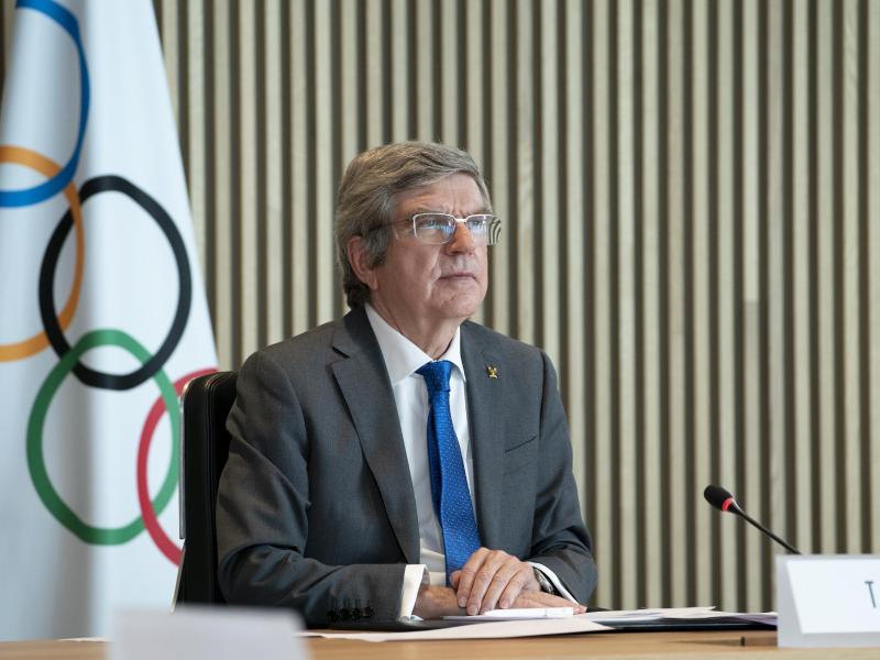 IOC-Präsident Thomas Bach steht vor der Wiederwahl. Foto: Greg Martin/IOC/dpa