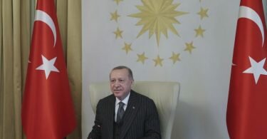 Recep Tayyip Erdogan, Präsident der Türkei. Das Land ist aus der sogenannten Istanbul-Konvention ausgetreten, die Gewalt an Frauen verhindern und bekämpfen soll. Foto: Uncredited/Turkish Presidency/AP/dpa