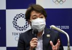 Seiko Hashimoto, Präsidentin des Organisationskomitees der Olympischen und Paralympischen Spiele Tokio 2020. Foto: Eugene Hoshiko/Pool AP/dpa