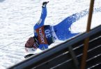 War brutal gestürzt: Norwegens Top-Skispringer Daniel Andre Tande. Foto: -/AP/dpa