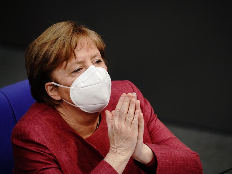 Bundeskanzlerin Merkel hat ihre erste Schutzimpfung gegen das Coronavirus erhalten. Foto: Kay Nietfeld/dpa