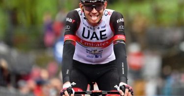 Joe Dombrowski war auf der vierten Etappe des Giro d’Italia nicht zu schlagen. Foto: Massimo Paolone/LaPresse/AP/dpa