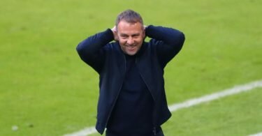 Hansi Flick ist ein heißer Kandidat für das Amt des Bundestrainers. Foto: Matthias Schrader/AP-Pool/dpa