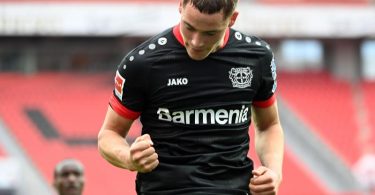Top-Talent Florian Wirtz schoss Leverkusen gegen Union in Führung. Foto: Ina Fassbender/AFP-Pool/dpa
