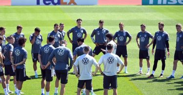 Zwei Tage vor dem Spiel gegen Portugal konnte das DFB-Team nicht in voller Mannstärke trainieren. Foto: Federico Gambarini/dpa