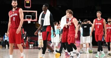 Die deutschen Basketballer sind im Viertelfinale ausgeschieden. Foto: Swen Pförtner/dpa