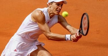 Andrea Petkovic gewann das Turnier in Cluj-Napoca. Foto: Axel Heimken/dpa