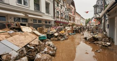 Hochwasserschäden in Bad Neuenahr-Ahrweiler. Foto: Thomas Frey/dpa