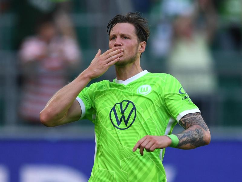 Top-Torjäger Wout Weghorst schoss Wolfsburg gegen Bochum zum Sieg. Foto: Swen Pförtner/dpa