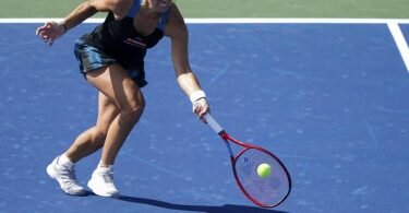 Steht in Cincinnati im Halbfinale: Angelique Kerber. Foto: Kareem Elgazzar/The Cincinnati Enquirer/AP/dpa