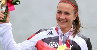 Gewann in Tokio Gold im Kanu-Sprint: Edina Müller. Foto: Karl-Josef Hildenbrand/dpa