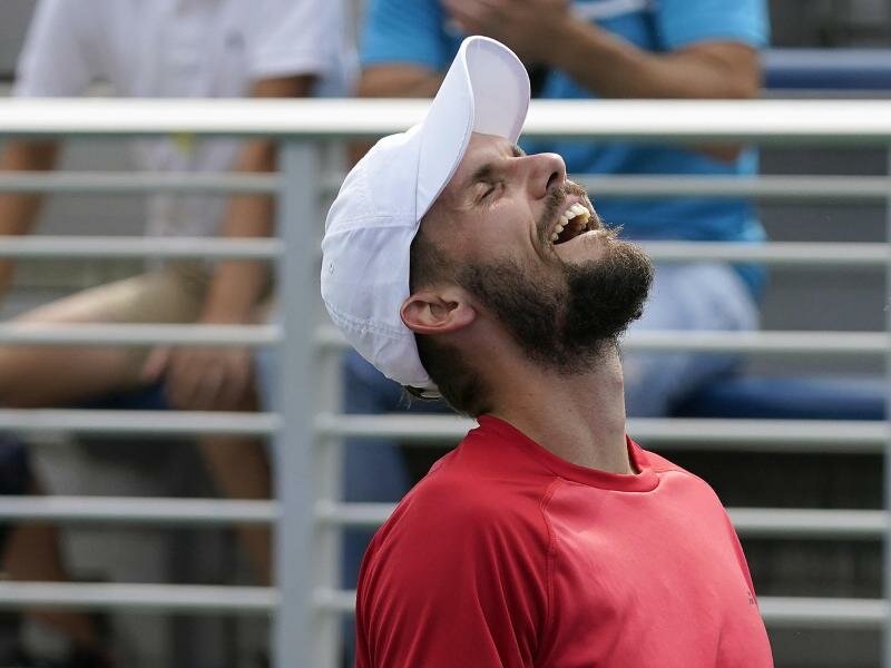 Qualifikant Otte steht im Achtelfinale der US&nbsp;Open. Foto: Seth Wenig/AP/dpa
