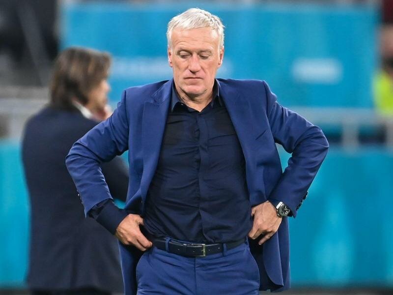 Der Trainer der «Equipe Tricolore»: Didier Deschamps. Foto: Robert Michael/dpa-Zentralbild/dpa
