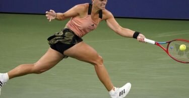 Verpasste bei den US Open das Viertelfinale: Angelique Kerber. Foto: John Minchillo/AP/dpa