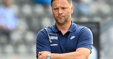 Chefcoach Pal Dardai braucht bei Hertha BSC den nächsten Sieg. Foto: Soeren Stache/dpa-Zentralbild/dpa