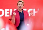 Die Spitzenkandidatin der SPD: Die ehemalige Bundesfamilienministerin Franziska Giffey. Foto: Britta Pedersen/dpa