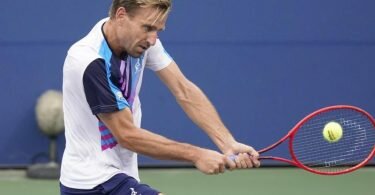 Peter Gojowczyk hat sich in Metz bis ins Halbfinale gekämpft. Foto: Frank Franklin II/AP/dpa/Archiv