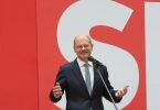 SPD-Kanzlerkandidat Olaf Scholz sieht für seine Partei einen «sichtbaren Auftrag» zur Regierungsbildung. Foto: Wolfgang Kumm/dpa