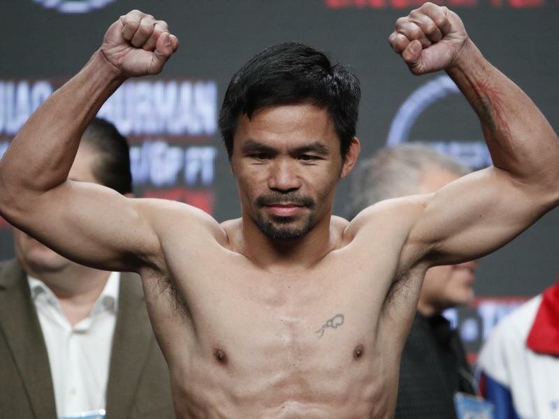 Der philippinische Boxer Manny Pacquiao hört mit dem Profisport auf. Foto: John Locher/AP/dpa