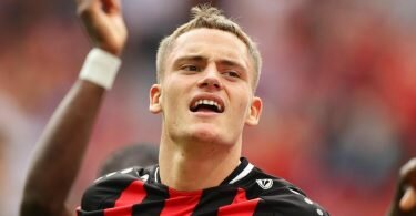 Startete stark in die Saison: Der Leverkusener Florian Wirtz. Foto: Rolf Vennenbernd/dpa