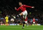 Cristiano Ronaldo von Manchester United beim Spiel gegen den FC Villarreal in Aktion. Foto: Martin Rickett/PA Wire/dpa