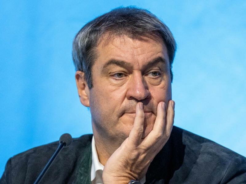 «Die Ampel ist am Zug», sagt Markus Söder, CSU- Parteivorsitzender und Ministerpräsident von Bayern. Foto: Armin Weigel/dpa