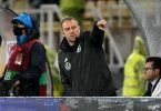 Kann seinen Fokus schon Richtung WM in Katar wenden: Bundestrainer Hansi Flick. Foto: Federico Gambarini/dpa