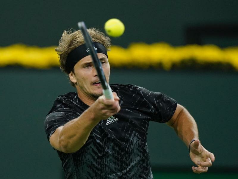 Steht in Indian Wells im Viertelfinale: Alexander Zverev. Foto: Mark J. Terrill/AP/dpa