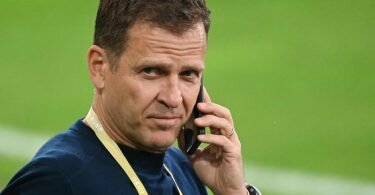 Sieht die DFB-Elf auf einem guten Weg : Nationalmannschaftsdirektor Oliver Bierhoff. Foto: Federico Gambarini/dpa