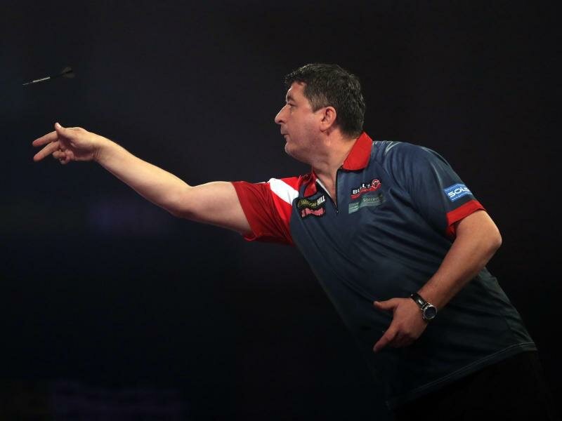 War für &nbsp;Florian&nbsp;Hempel zu stark: Mensur Suljovic. Foto: Adam Davy/PA Wire/dpa