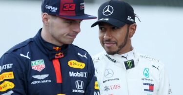 Konkurrenten um den WM-Titel: Max Verstappen (l)&nbsp;und Lewis Hamilton. Foto: David Davies/PA Wire/dpa