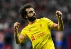Liverpools Mohamed Salah jubelt nach einem Elfmetertor. Foto: Manu Fernandez/AP/dpa