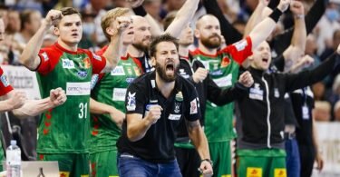 Der SC Magdeburg feierte beim THW&nbsp;Kiel den Sieg im Spitzenspiel der Handball-Bundesliga. Foto: Frank Molter/dpa