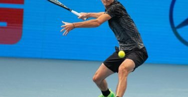 Alexander Zverev hat beim ATP-Turnier in Wien die nächste Runde erreicht. Foto: Expa/Florian Schroetter/APA/dpa