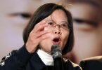 Taiwans Präsidentin Tsai Ing-wen sieht in China eine stetig wachsende Gefahr für ihr Land. Foto: Chiang Ying-Ying/AP/dpa