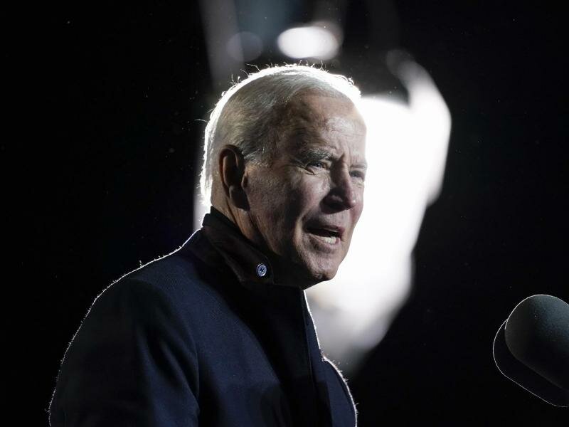 Joe Biden, Präsident der USA, spricht bei einer Kundgebung. (Archivbild). Foto: Alex Brandon/AP/dpa