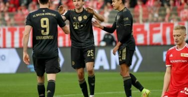 Nach der 0:5-Klatsche gegen Gladbach zeigten sich die Bayern-Profis bei Union Berlin selber wieder treffsicher. Foto: Andreas Gora/dpa
