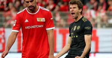 Treffsicheres Bayern-Urgestein: Thomas Müller traf bei Union Berlin. Foto: Andreas Gora/dpa