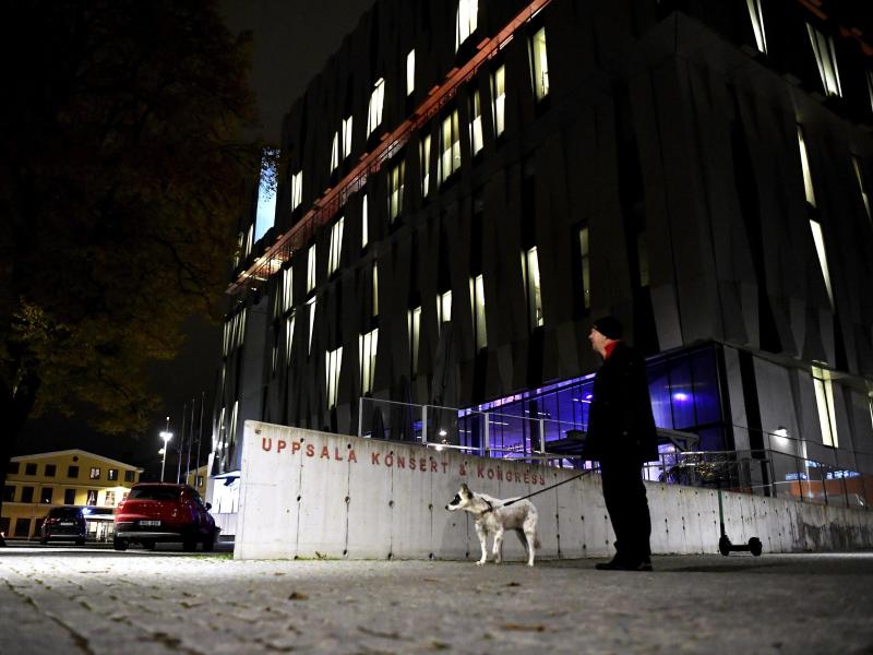 Im Konzerthaus im schwedischen Uppsala sind bei einem Sturz zwei Menschen ums Leben gekommen. Foto: Anders Wiklund/TT News Agency/dpa